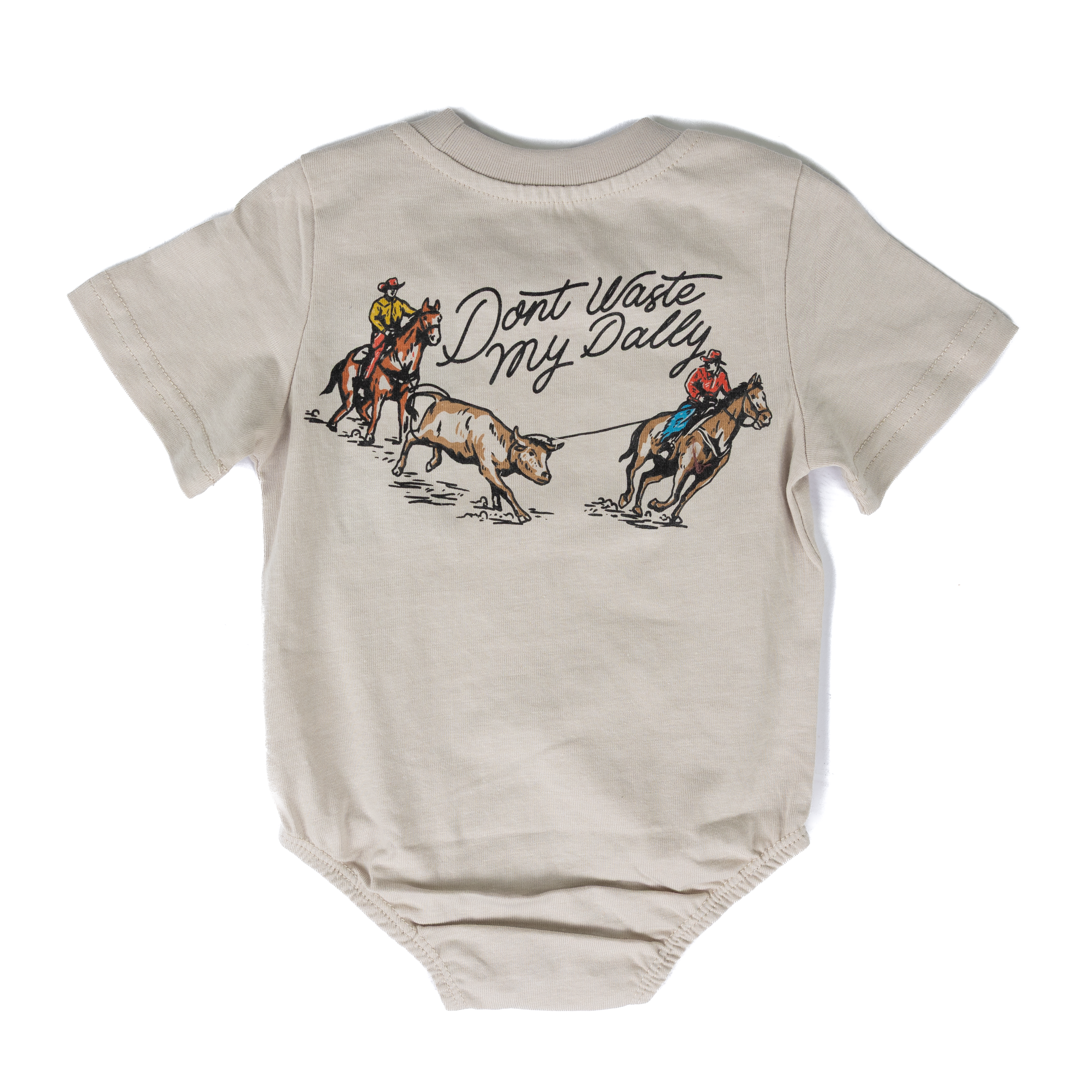 2 Rowels Ranch Gray Dont Waste My Dally Onesie 