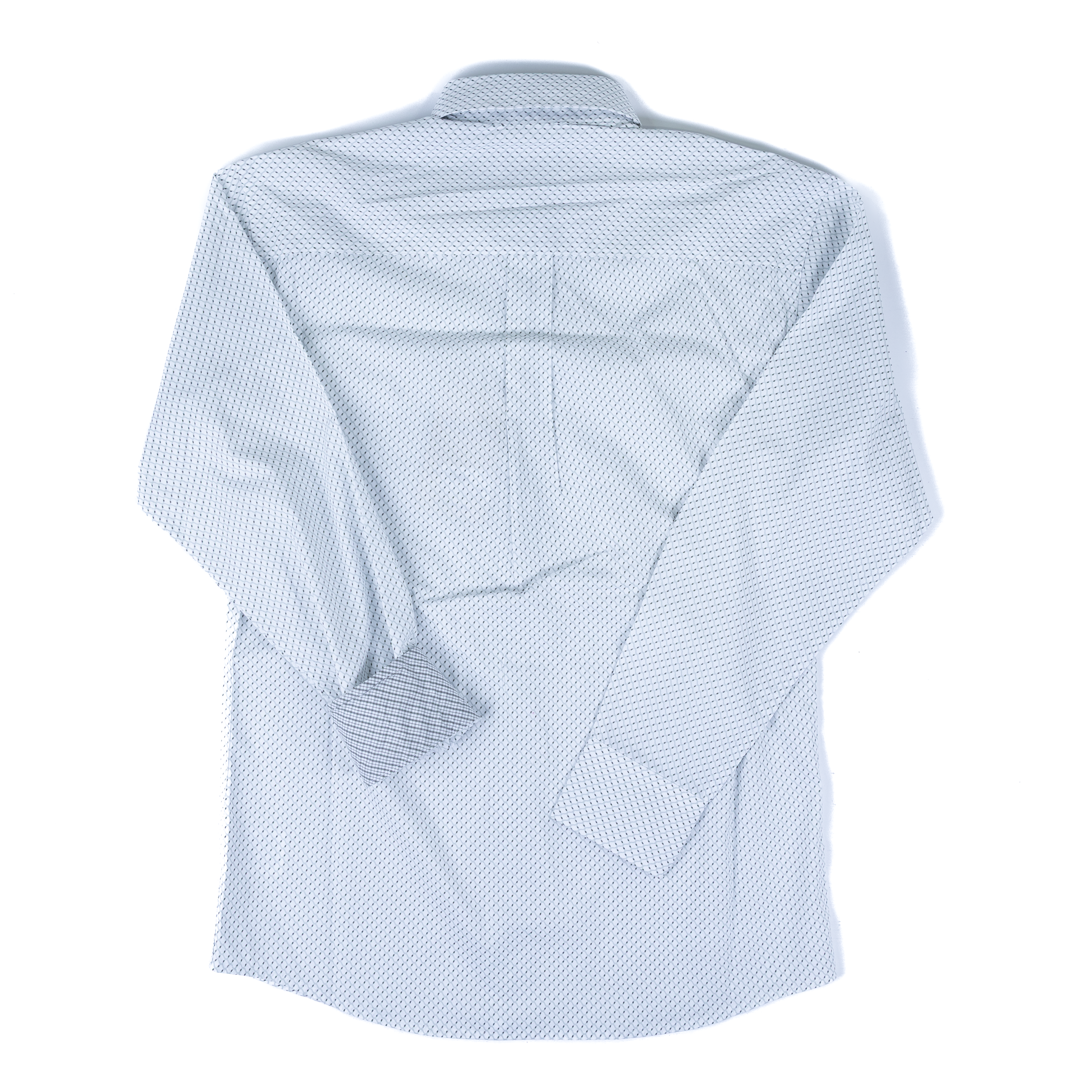 Men's Wrangler Long Sleeve Gray and White George Strait Button Down Shirt 112379057