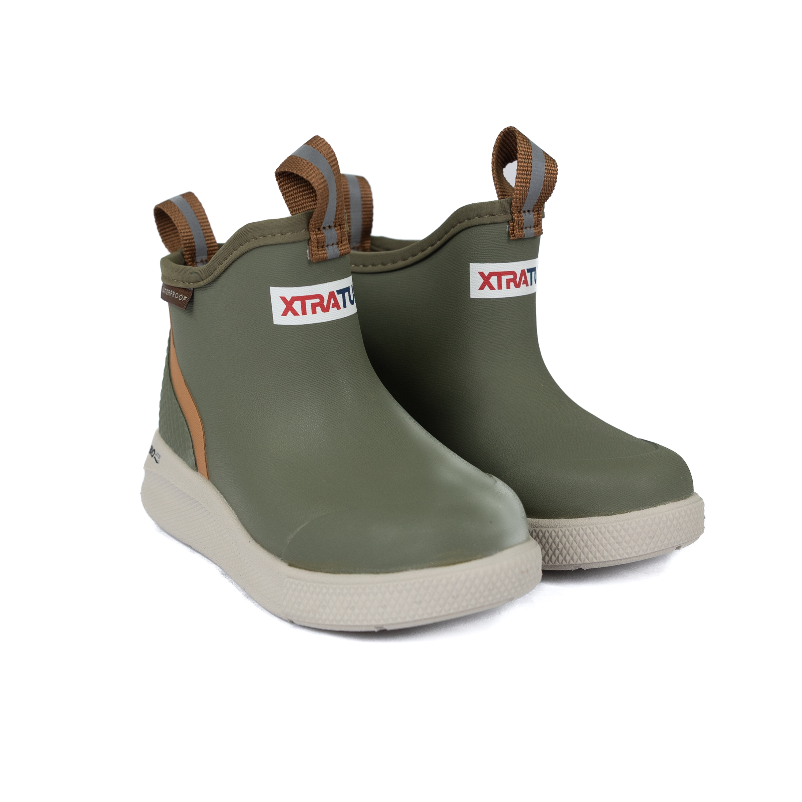 XTRATUF Kid's Green Sport Ankle Deck Boot XKADS300