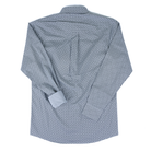 Men's Wrangler George Strait Long Sleeve Gray Geo Print Button Up 112379024