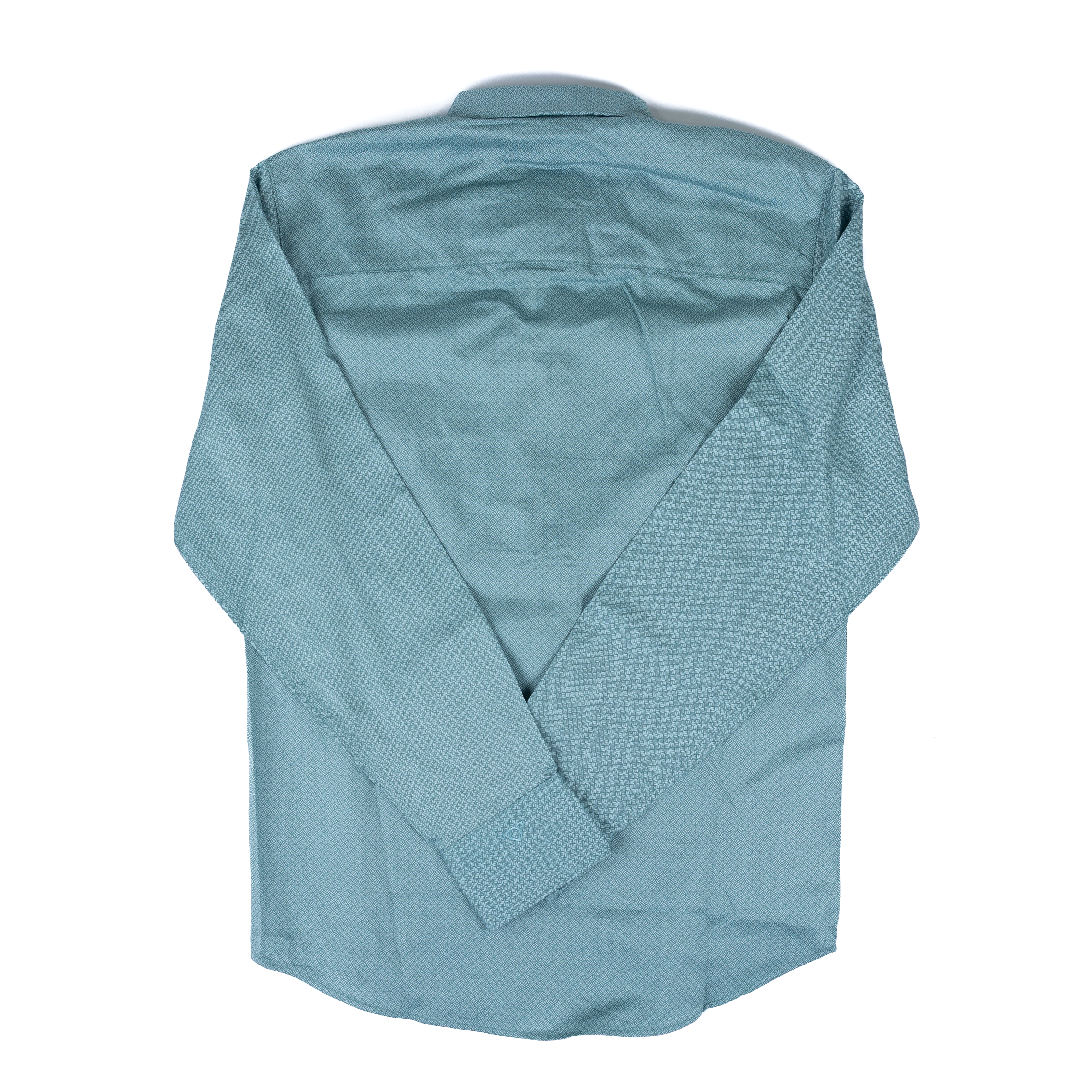 Men's Wrangler Cody Johnson Long Sleeve Green Printed Button Up 112378968