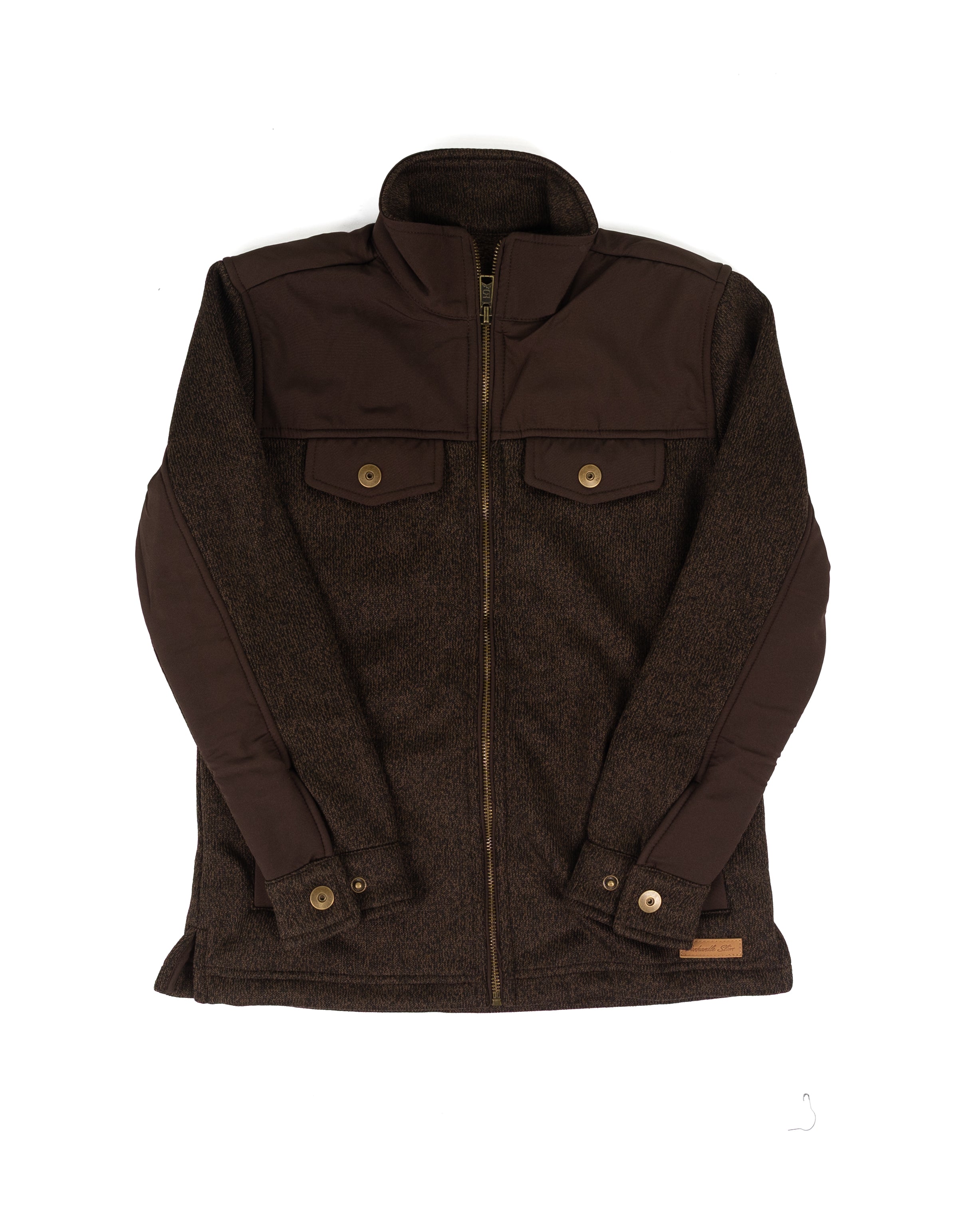Panhandle Boy's Dark Brown Zip Up Jacket DB92C09262