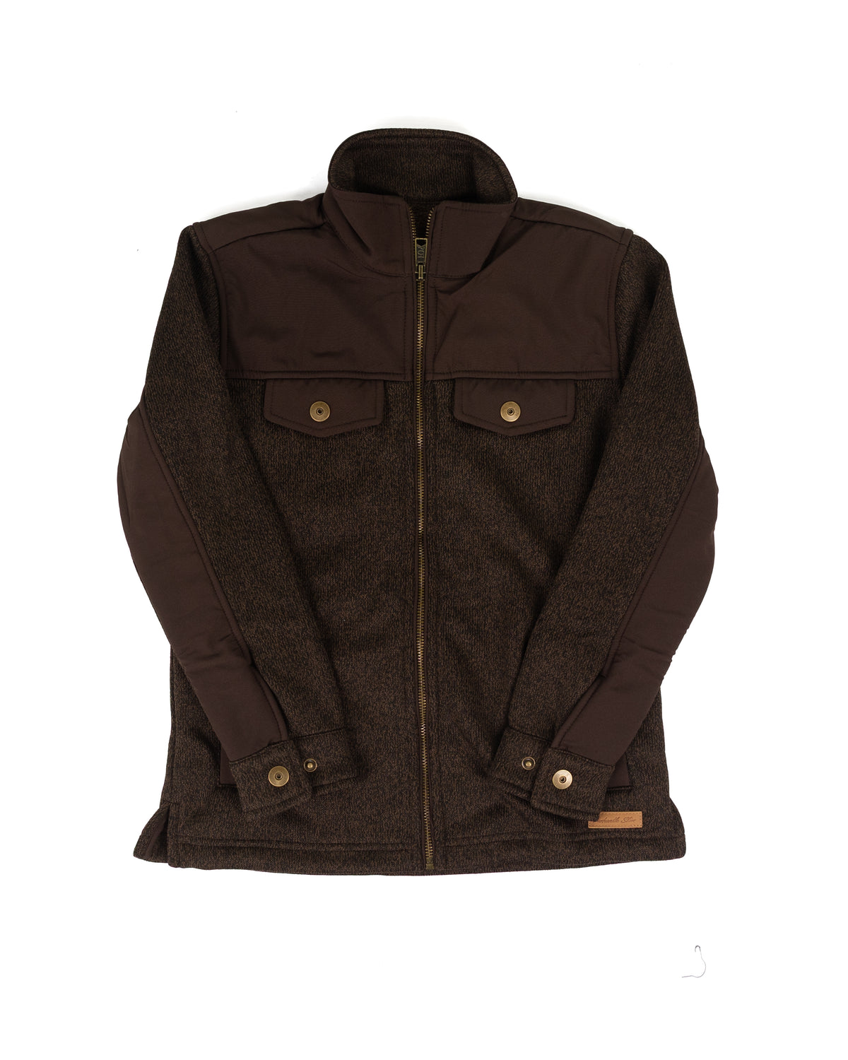 Panhandle Boy's Dark Brown Zip Up Jacket DB92C09262