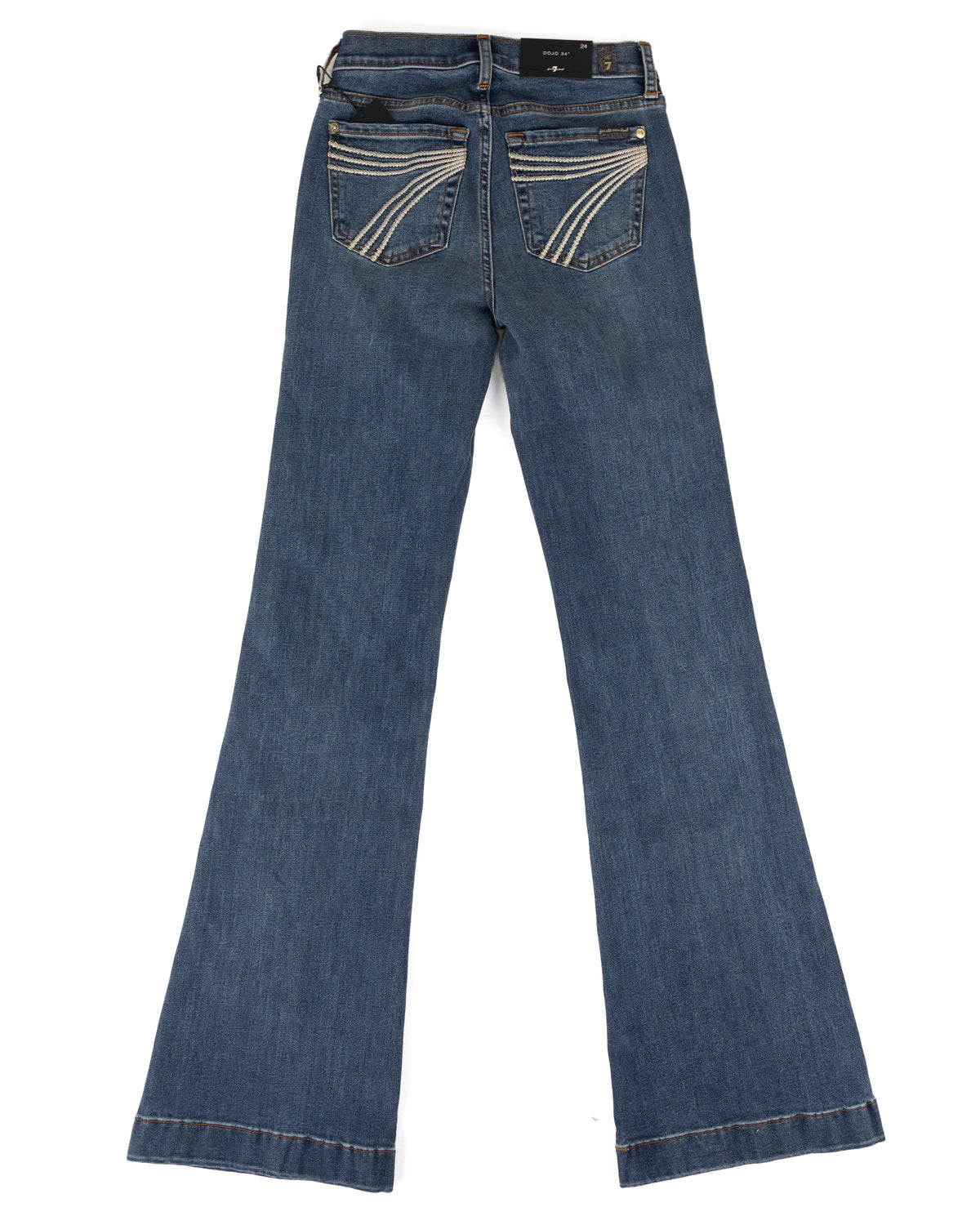Seven for All Mankind Women's Melody Medium Wash Dojo Jeans 7U300005-41V