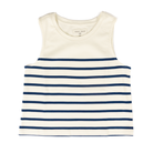 Women's Dear John Jett Cream and Navy Striped Tank Top DKN2195CNE
