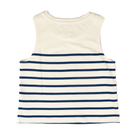Women's Dear John Jett Cream and Navy Striped Tank Top DKN2195CNE