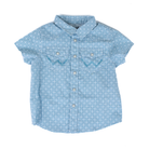 Boy's Wrangler Toddler Blue Geo Snap Printed Shirt 112378880