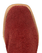 Fenoglio Men's Burgundy Roughout Cutter Toe Boots