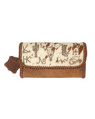American Darling Women's Cowhide Crossbody with Branding ADBGM633