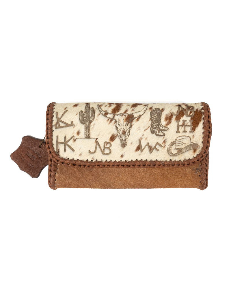 American Darling Women's Cowhide Crossbody with Branding ADBGM633