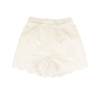 Women's Another Love White Jannie Floral Embroidery White Shorts VCBM8205WHT