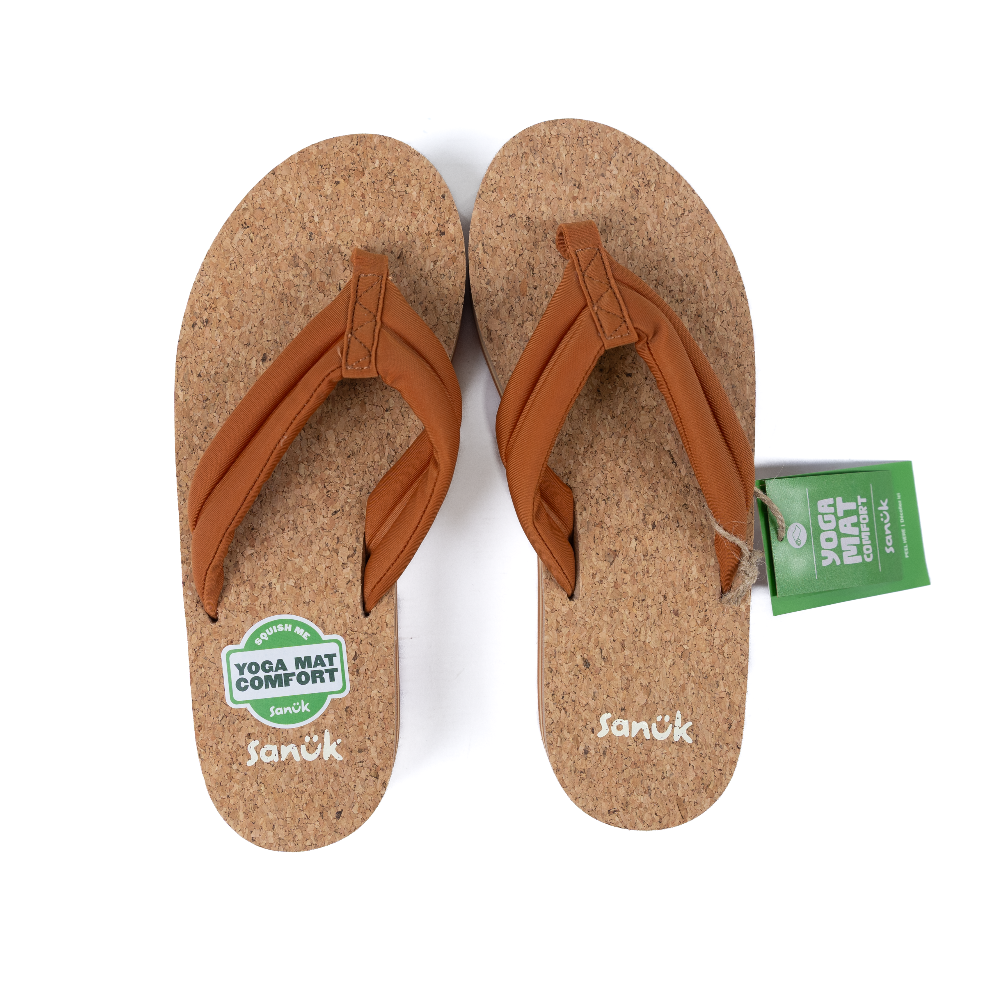 Women's Sanuk Pecan Platform Flip Flops 1174039-PEC