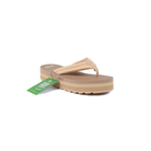 Women's Sanuk Sand Platform Flip Flops 1174039-SAND