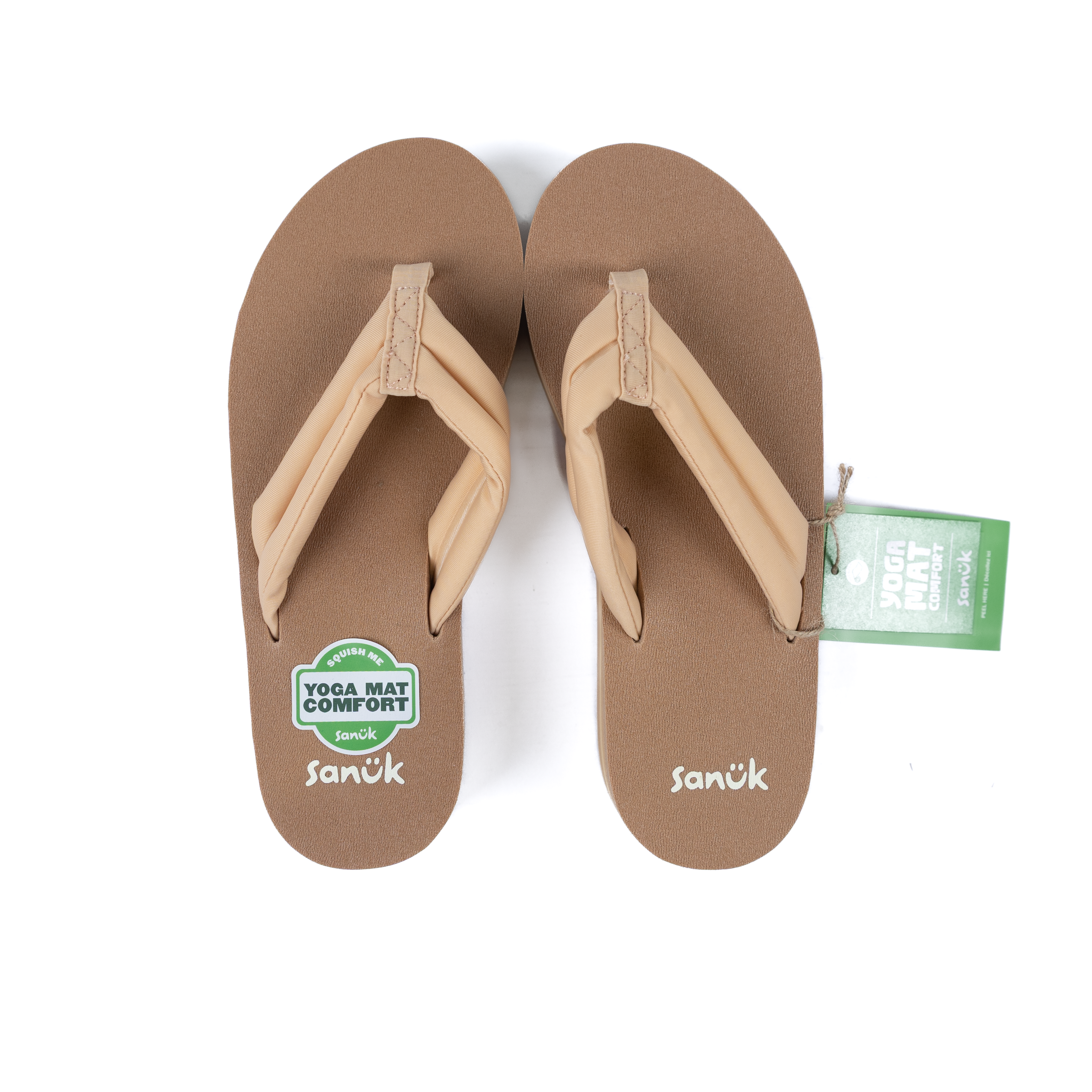 Women's Sanuk Sand Platform Flip Flops 1174039-SAND