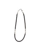Alzuni Women's Onyx Black and Navajo Pearl Authentic Necklace 