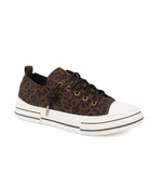 Very G Women's Dark Brown Aman Leopard 3 Casual Shoes