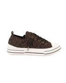 Very G Women's Dark Brown Aman Leopard 3 Casual Shoes
