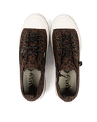 Very G Women's Dark Brown Aman Leopard 3 Casual Shoes