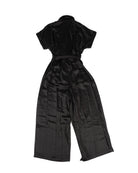 ee:some Women's Black Satin Jumpsuit BH17107
