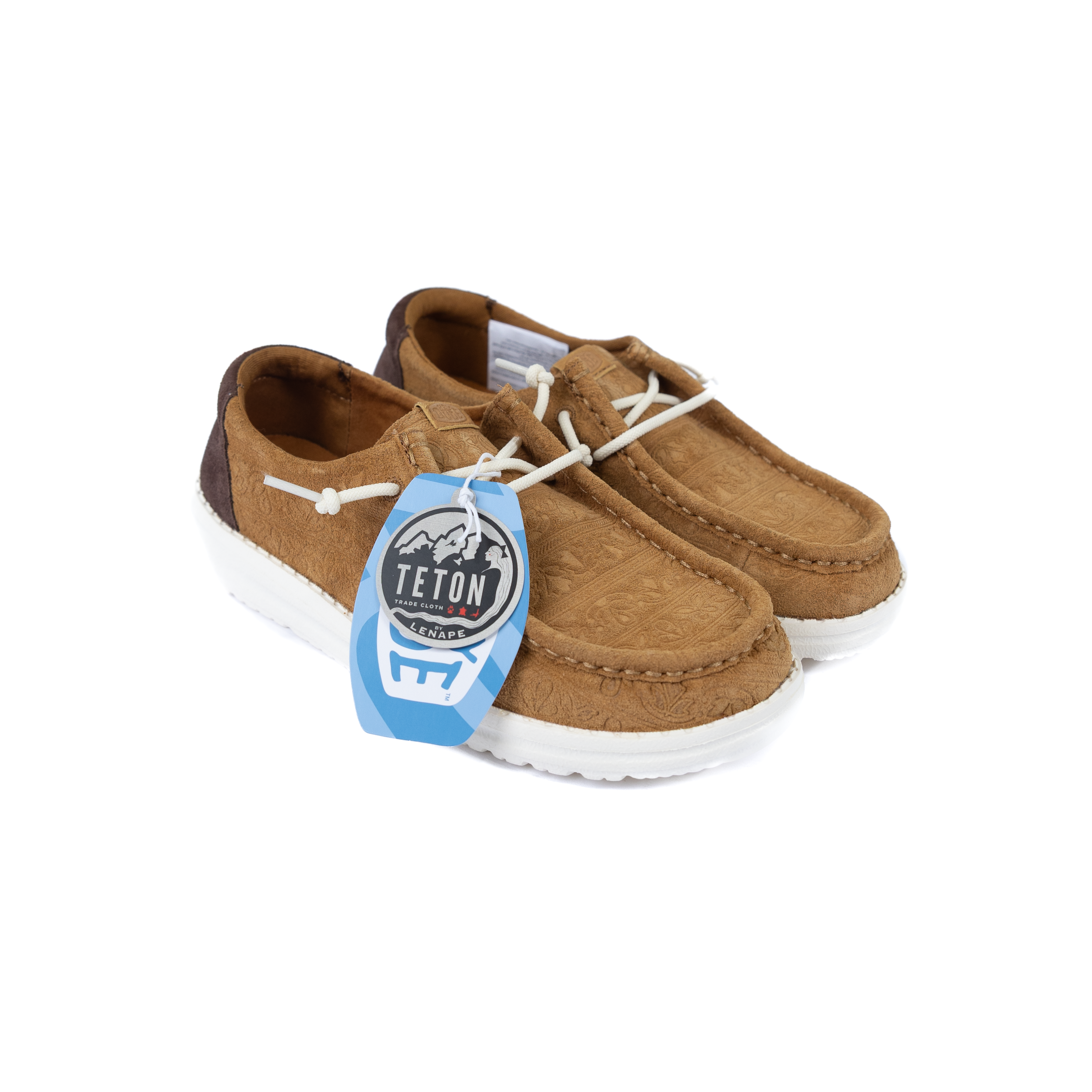 Women's Hey Dude Wendy Teton Debossed Brown Shoes 45728-255