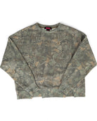 Rock and Roll Denim Women's Camo Printed Oversized Sweatshirt BW91T09372