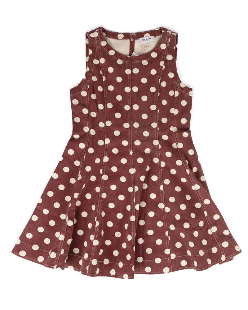 ee:some Women's Red Polka Dot Mini Dress 