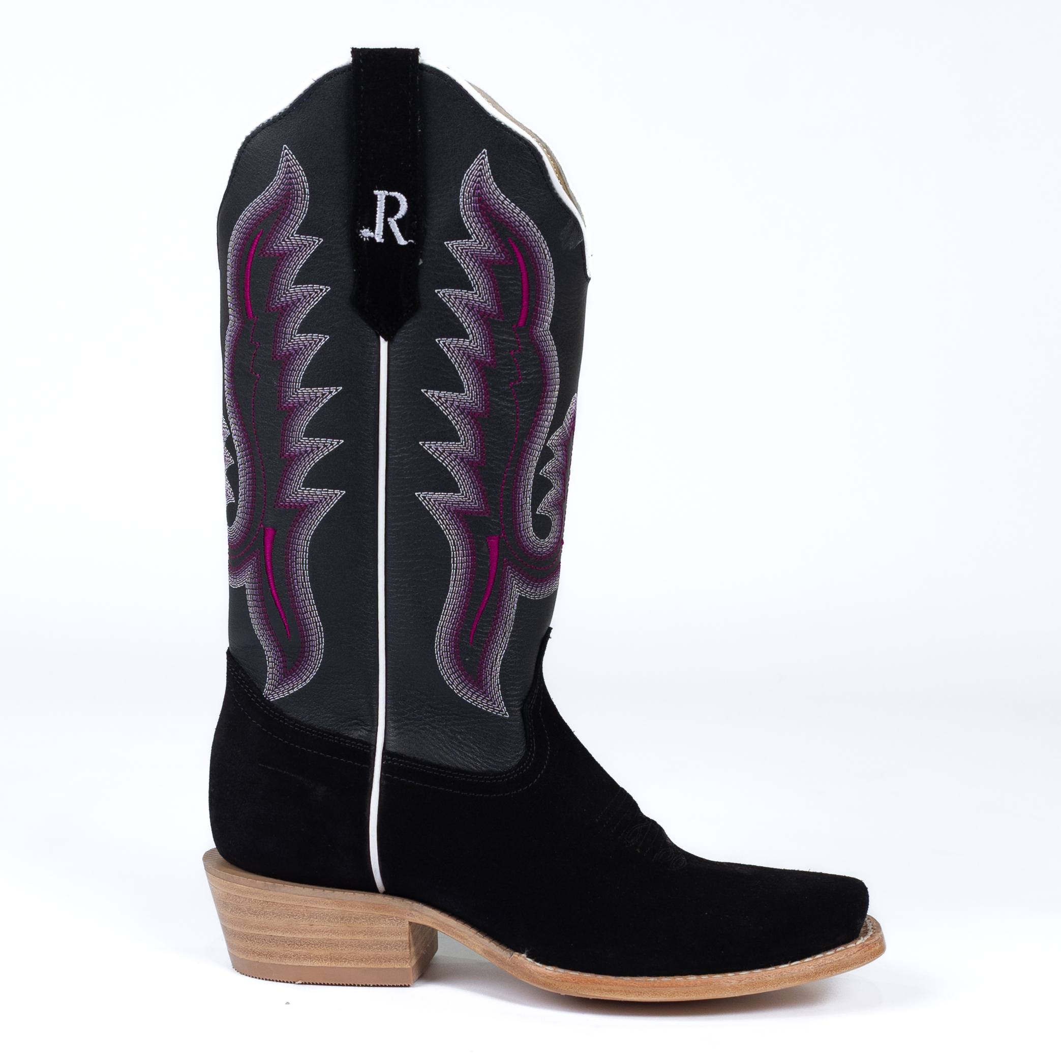 Women's R. Watson Black Roughout Boots with 13" Black Tops RWL8400-1