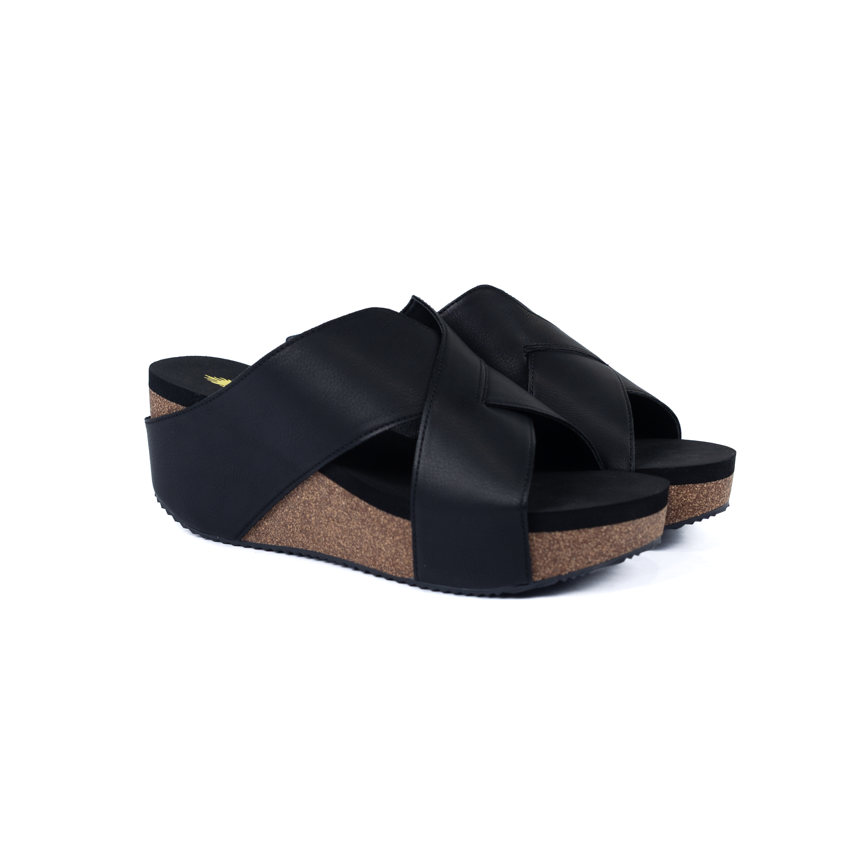 Women's Very Volatile Black Wedge Heels PV1009-BLACK