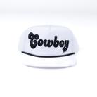 Youth Twisted Filly White "Cowboy" Cap 