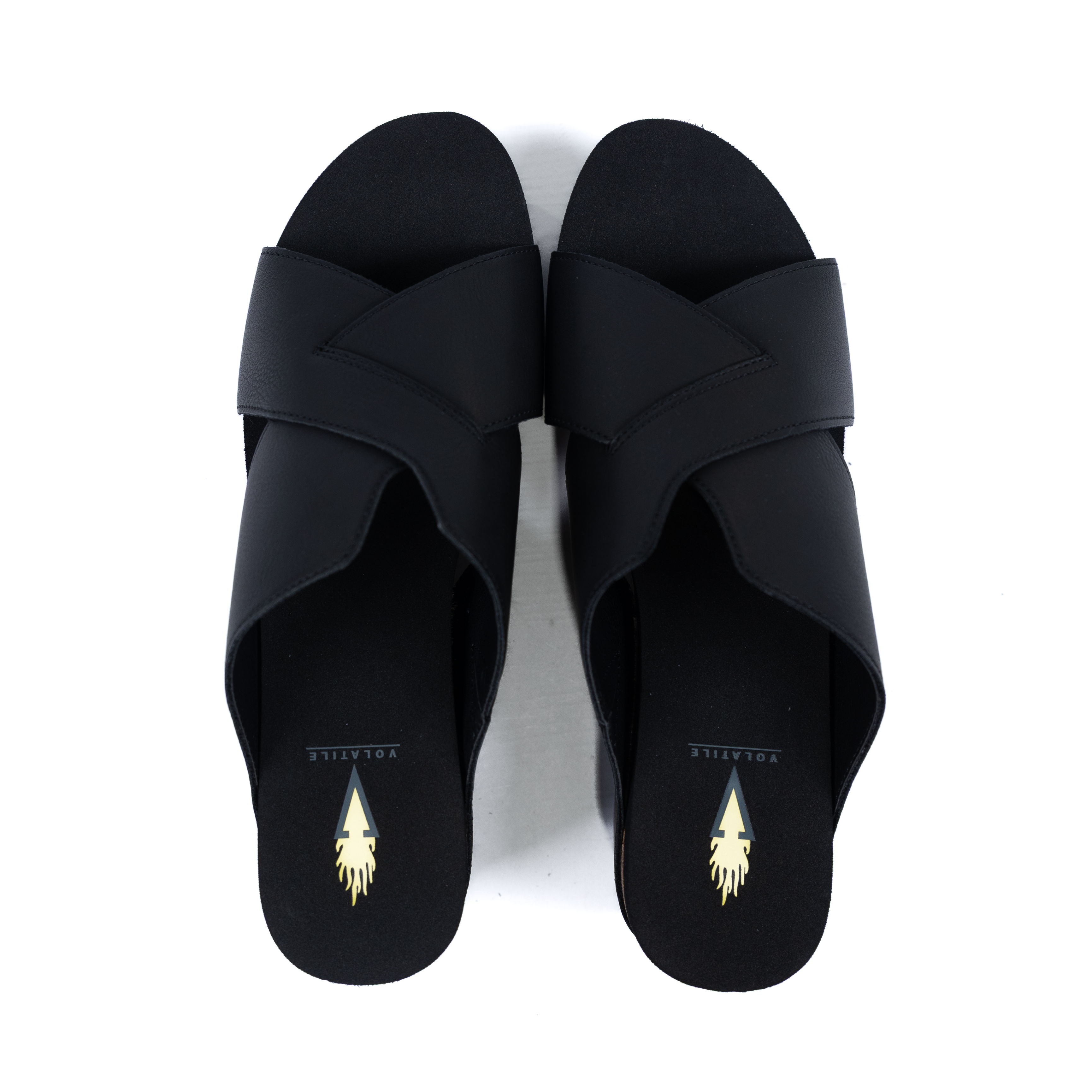 Women's Very Volatile Black Wedge Heels PV1009-BLACK