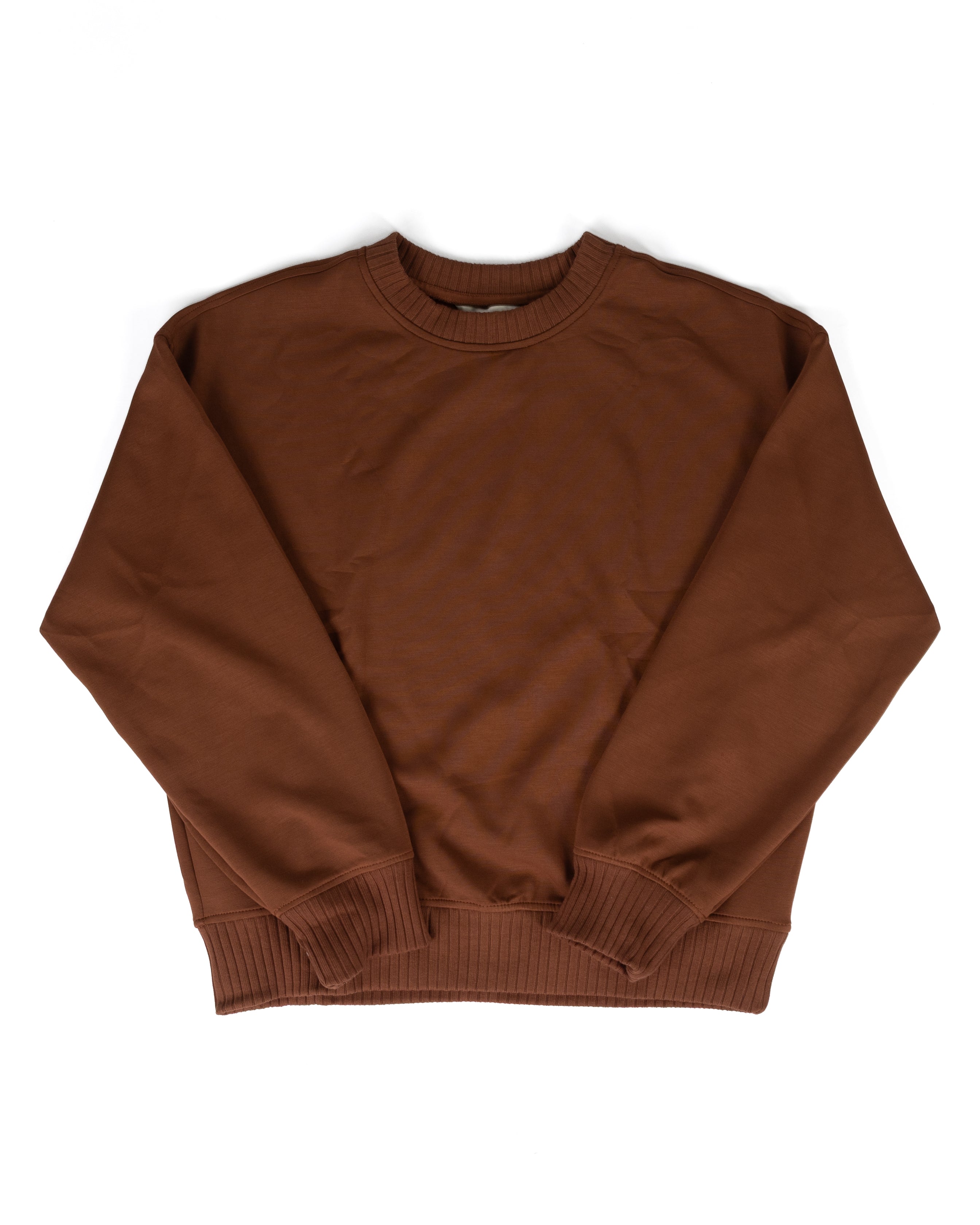 Rae Mode Women's Modal Scuba Luxe Crew Neck Top 