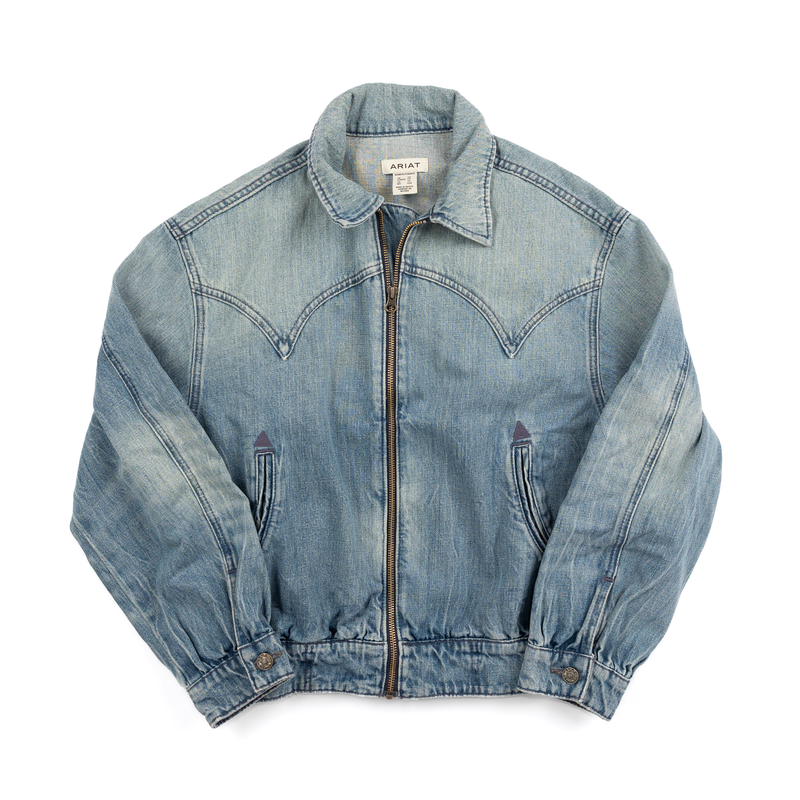 Women's Ariat Cheyenne Denim Bomber Jacket 10065931
