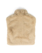 ee:some Women's Almond Faux Fur Vest JK16773