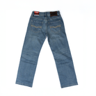 Men's Rock and Roll Denim Light Wash Double Barrell Straight Bootcut Jeans BM0SD08575