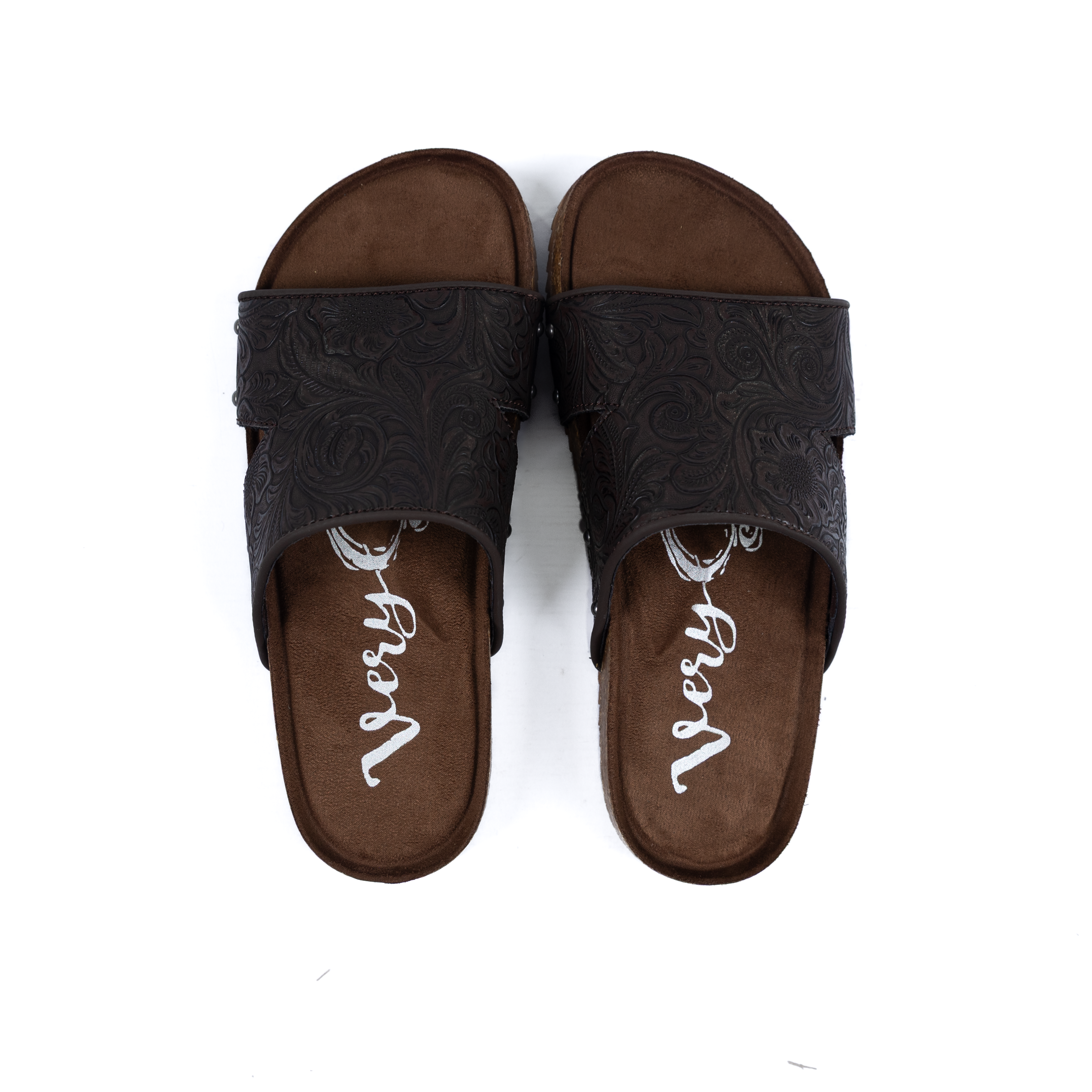 Women's Very G Jordyn Chocolate Open Toe Sandals VGSA0419-201