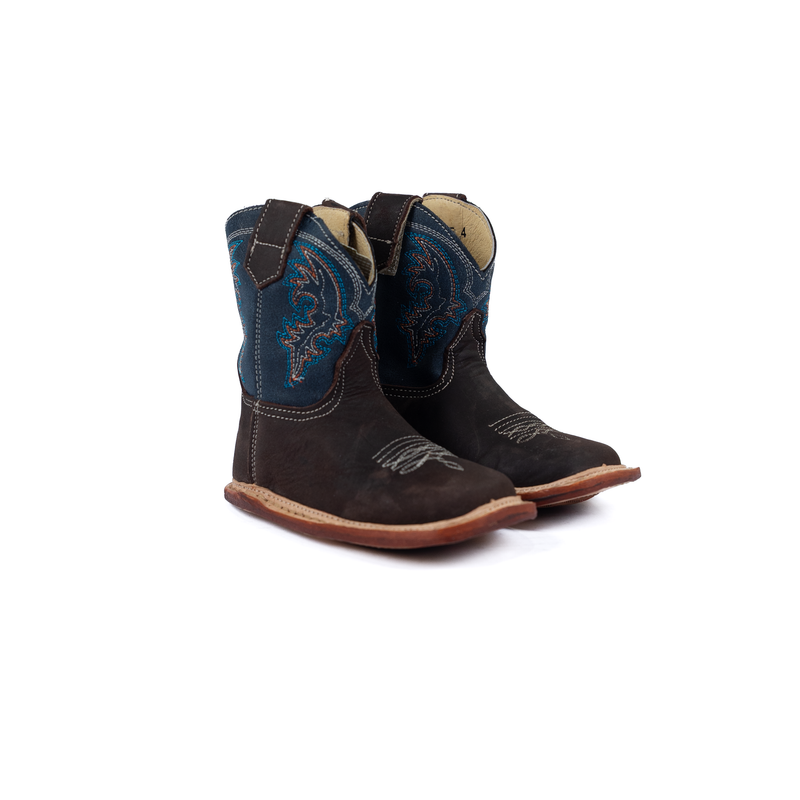 Boy's Roper Infant Square Toe Western Boots with Blue Top 09-016-9992-0481