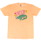 Women's Neon Cantaloupe "Later Gator - After While Crocodile" T-shirt