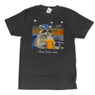 Women's Charcoal Gray Short Sleeve "Baseball I Live Here Now" T-shirt