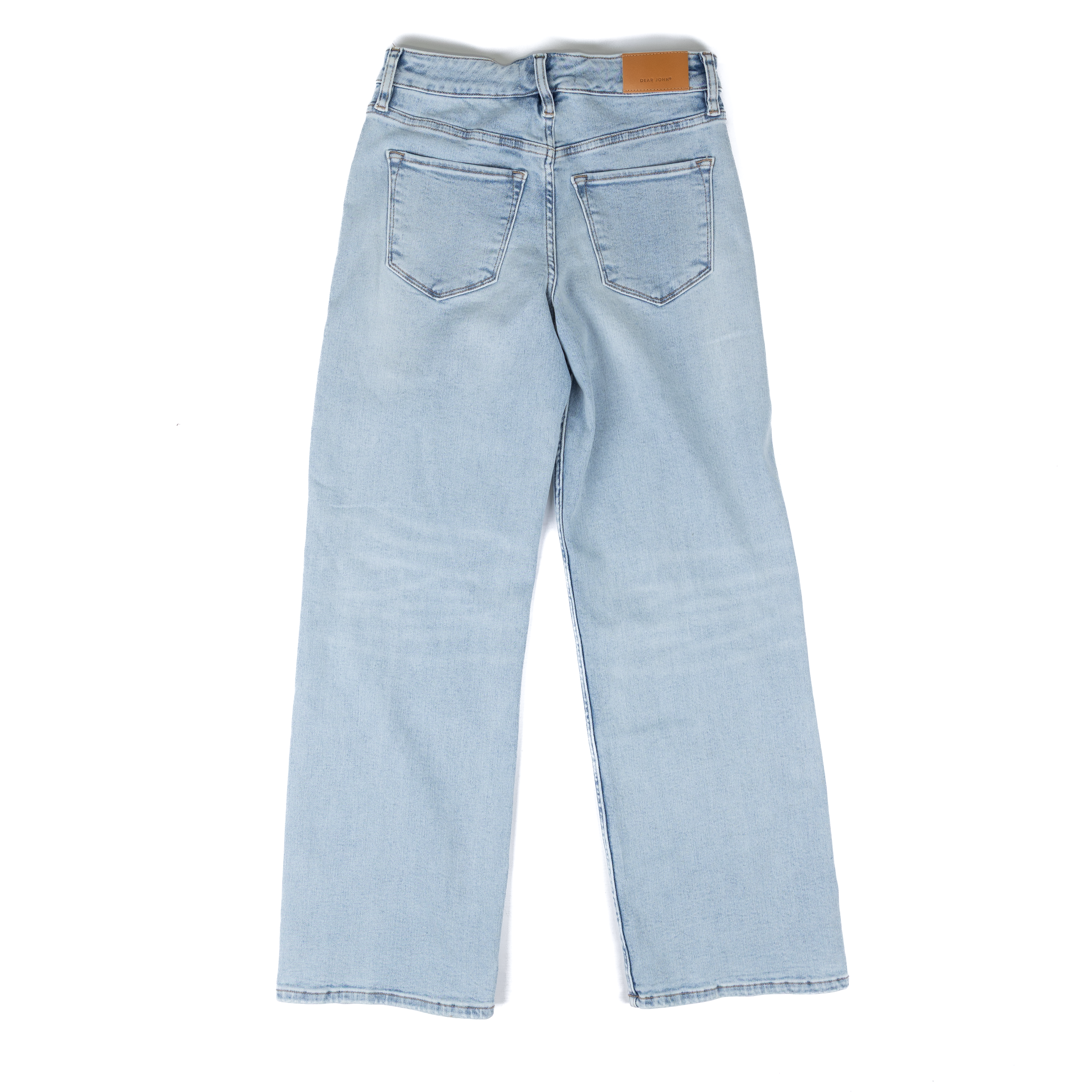 Women's Dear John French Cloud Taylor Mid Rise Wide Leg Jeans DPM21A151FCD