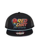 Red Dirt Hat Co Boy's Black Snapback with Multicolor Embroidery  RDHCY-68