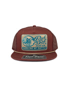 Red Dirt Hat Co Men's "Where's The Beef" Burgundy Snapback RDHC-607