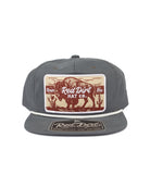 Red Dirt Hat Co Men's Charcoal Western Roamer Snapback RDHC-604