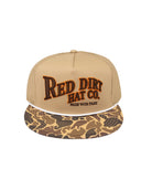 Red Dirt Hat Co Old Skool II Snapback with Camo Bill RDHC-627