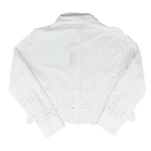 Women's Dear John Riviera White Miranda Long Sleeve Blouse DSH1436RWH