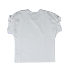 Women's Dear John White Meredith Short Ruffle Sleeve T-shirt DKN2171WHT