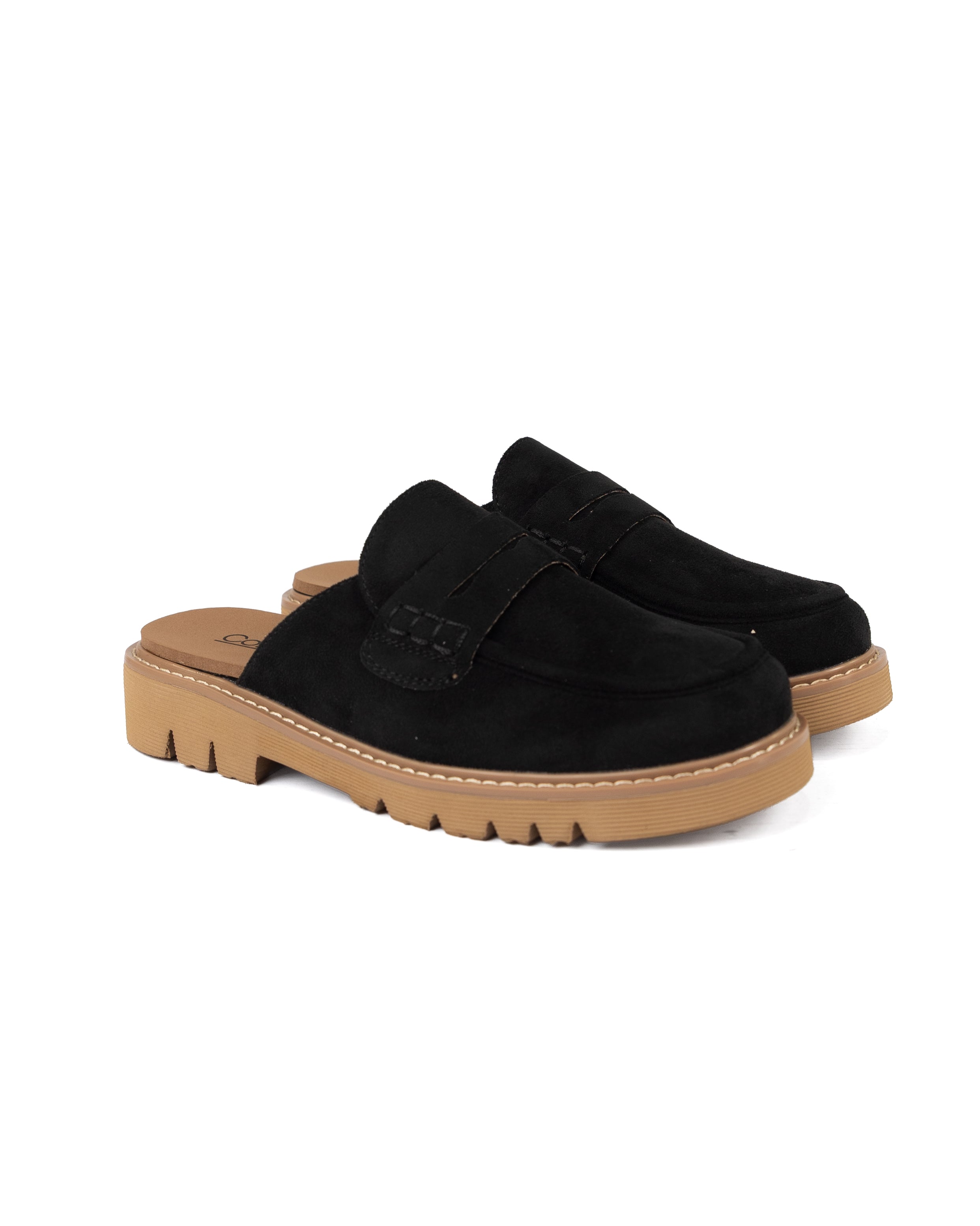 Corky's Women's Black Suede Get Lucky Slip on Shoes
