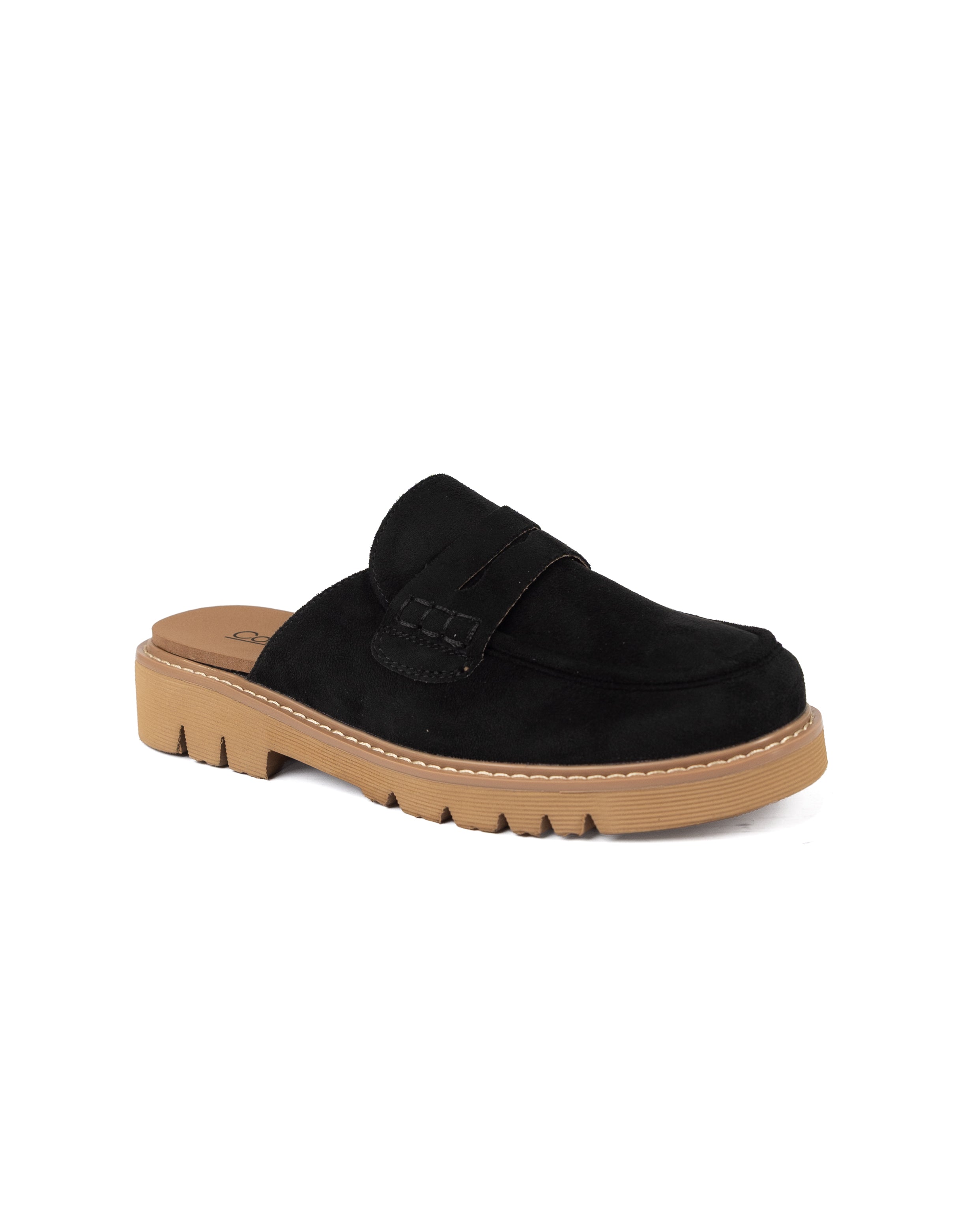 Corky's Women's Black Suede Get Lucky Slip on Shoes
