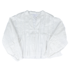 Women's Dear John White Shonda Long Sleeve Blouse DSH1544WHT