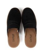 Corky's Women's Black Suede Get Lucky Slip on Shoes