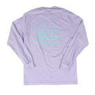 Crazy House Long Sleeve Shirt Orchid With Mint Aztec Print 